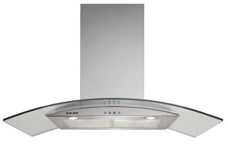 Glem Gas GHS97IX cappa aspirante Cappa aspirante a parete Acciaio inossidabile 750 m³/h D