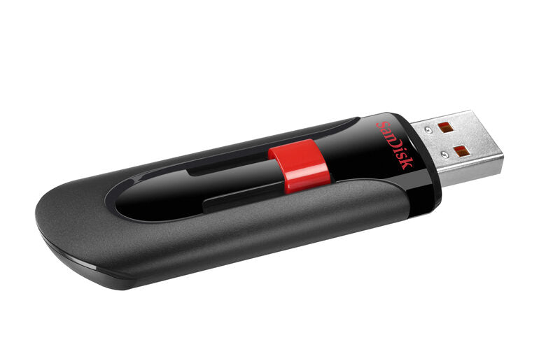 SanDisk Cruzer Glide unità flash USB 16 GB USB tipo A 2.0 Nero, Rosso