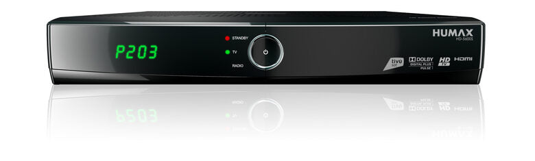Humax HD-5400S Cavo, Ethernet (RJ-45), Satellite Full HD Nero