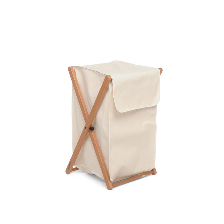 Foppapedretti Devil porta biancheria Rettangolare Faggio, Cotone, Plastica Beige, Nero, Noce