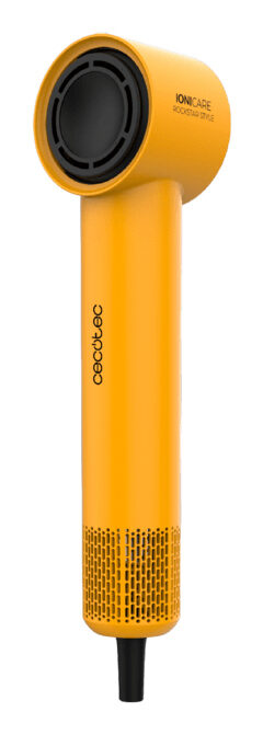 Cecotec IoniCare RockStar Style Asciugacapelli 1500 W Nero, Giallo