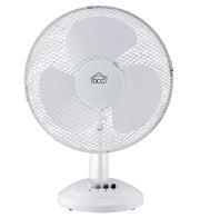 DCG Eltronic Ventilatore da Tavolo Oscillante 40cm 3 Velocità VE9040