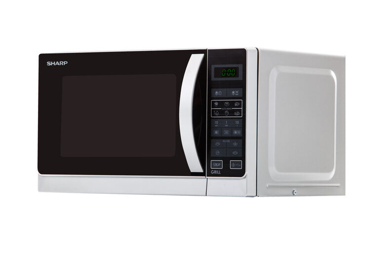 Sharp Home Appliances R742INW forno a microonde Superficie piana Microonde combinato 25 L 900 W Argento