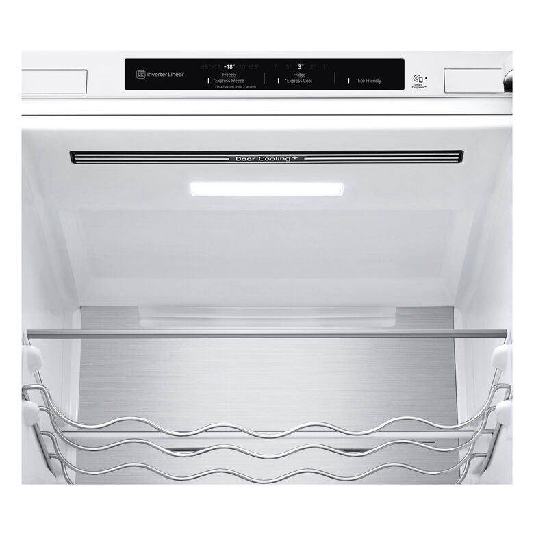 LG GBV5240DSW Frigorifero combinato, Classe D, 387L, Fresh Converter, Porte piatte, Bianco