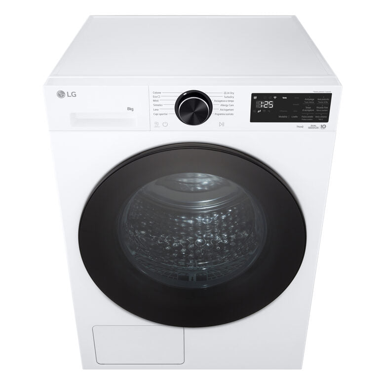 LG RNX5008TLB Asciugatrice Intelligente AI Dry 8 kg Classe B Bianco