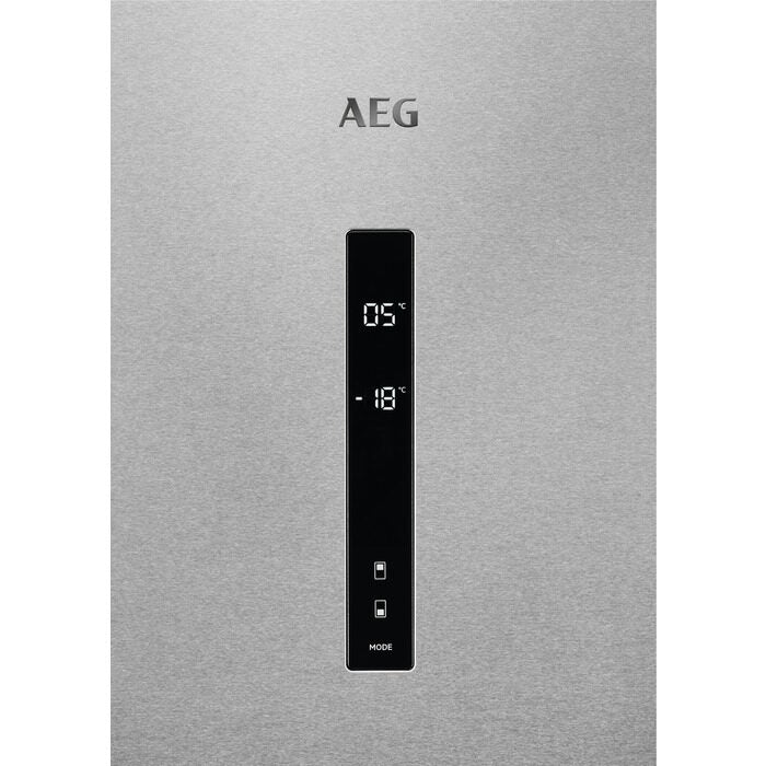 AEG RCB736D7MX frigorifero con congelatore Libera installazione 366 L D Acciaio inossidabile