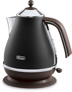 De’Longhi KBOV 2001.BK bollitore elettrico 1,7 L 2000 W Nero, Marrone