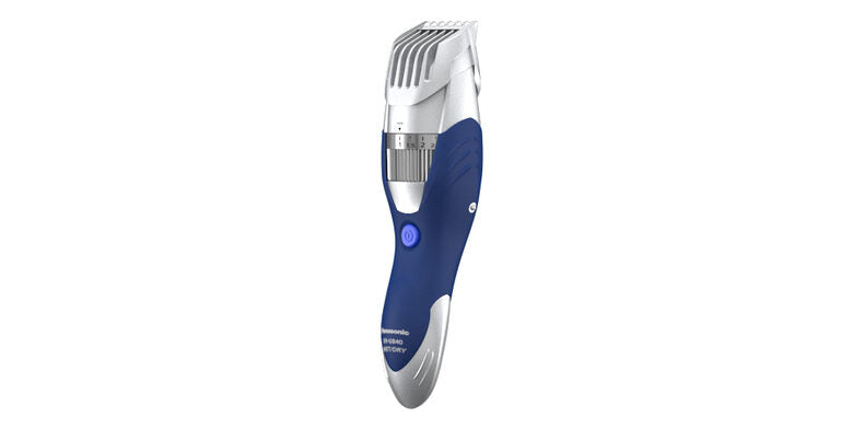 Panasonic ER-GB40, Regolabarba e tagliacapelli, Pettine accessorio, Wet&Dry, Silver/Blu