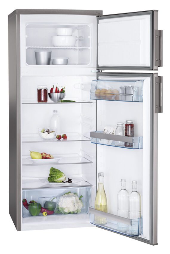 AEG S72300DSX1 frigorifero con congelatore Libera installazione 228 L Acciaio inossidabile
