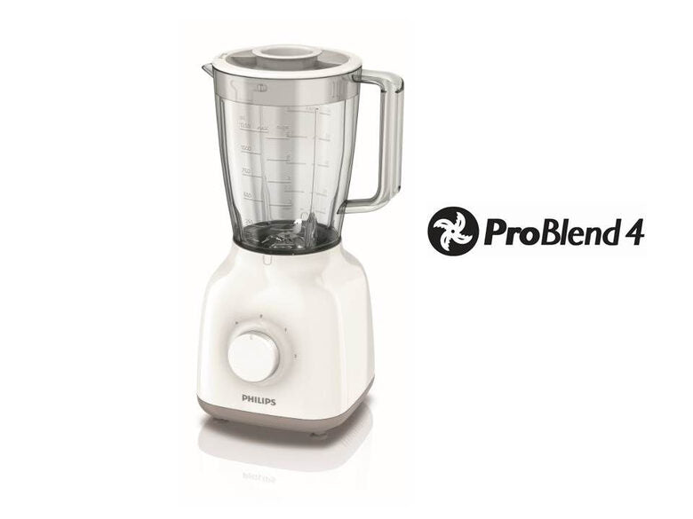 Philips Daily Collection Frullatore 400 W, 2 velocità e funz. pulse, vaso plastica 1,5 l