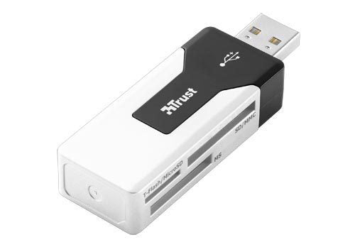Trust 36-in-1 USB2 Mini Cardreader CR-1350p lettore di schede Bianco