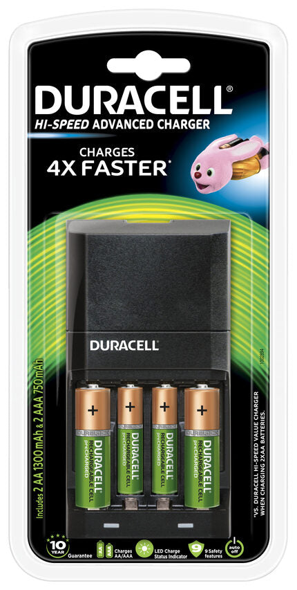 Duracell Caricabat Advanced CEF27 (15 Min) + 2xAA, 2xAAA