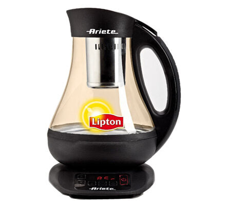 Ariete Lipton teiera in vetro per la preparazione del tè 1 L 2400 W Nero