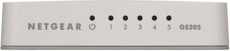 Netgear GS205 Non gestito Gigabit Ethernet (10/100/1000) Bianco