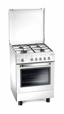 Tecnogas D 52 WS cucina Piano cottura Gas Bianco