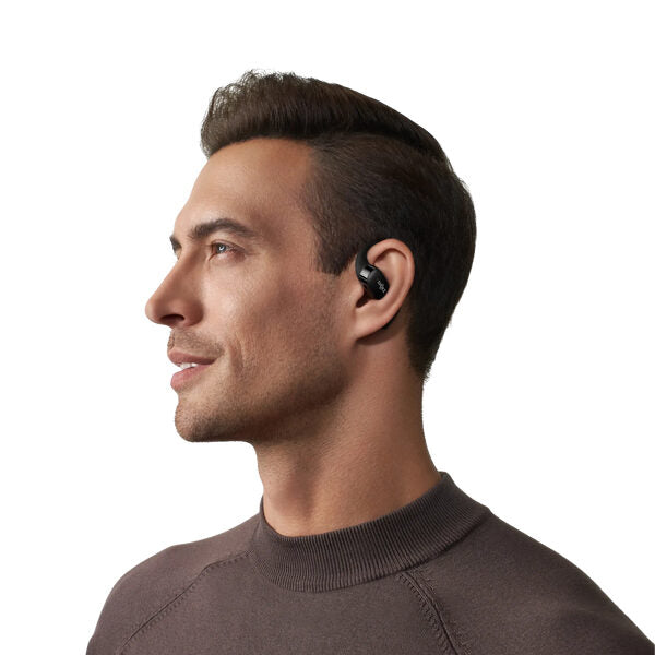 SHOKZ OpenFit Cuffie Wireless A clip Chiamate/Musica/Sport/Tutti i giorni Bluetooth Nero