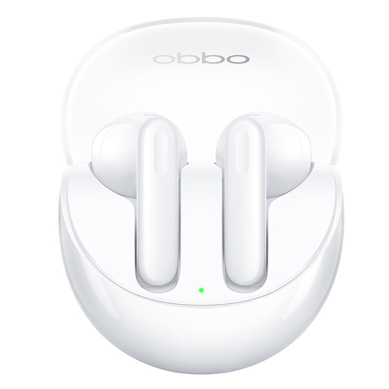 OPPO Enco Air3 Auricolari True Wireless, 25h di Autonomia, Driver da 13.4mm, Bluetooth 5.3, Raggio 10m, Controlli Touch, Cancellazione del rumore IA, Android e iOS, IP54, Bianco [Versione It