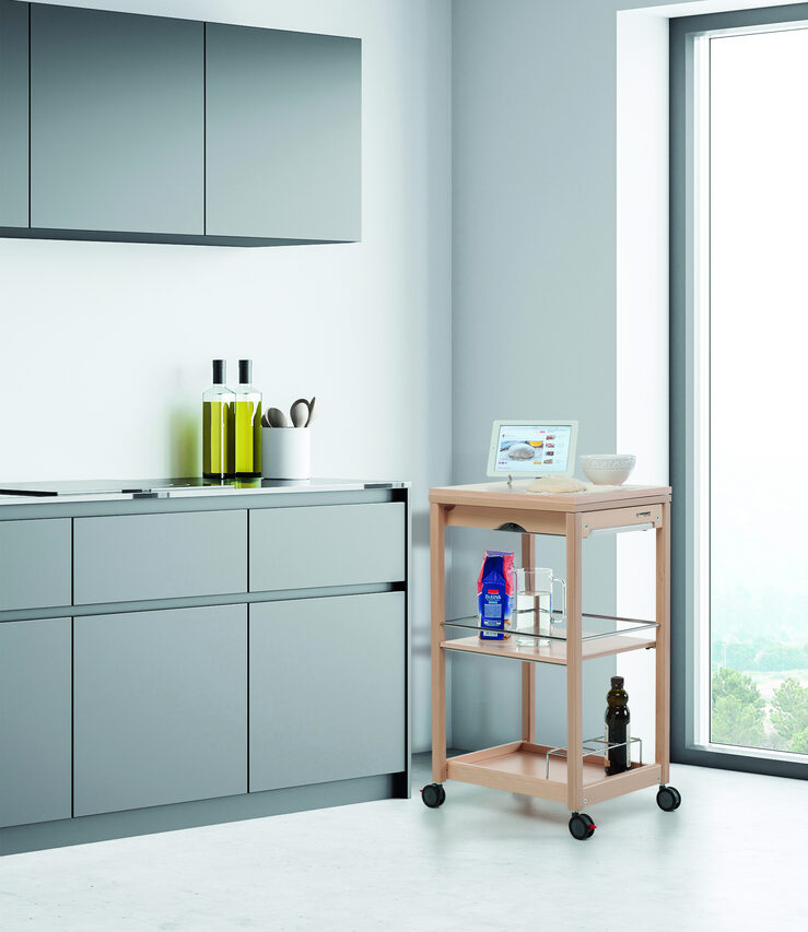 Foppapedretti Carrello Servi-tu Noce