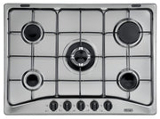 De’Longhi YAF57ASV piano cottura Nero, Argento Da incasso Gas 5 Fornello(i)
