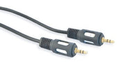 nuovaVideosuono 3.5mm 1.5m M-M cavo audio 1,5 m Nero