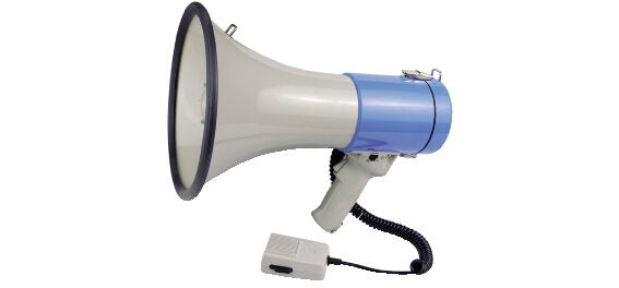 Kon.El.Co. 61.0510.00 megafono Interno/esterno 25 W Blu, Grigio