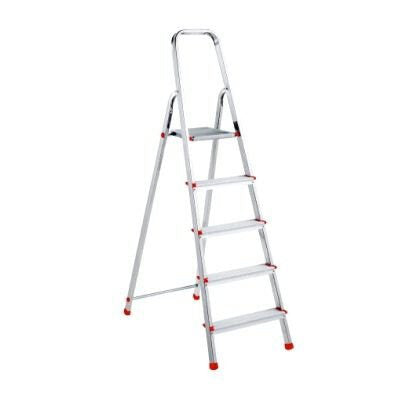 SCAB Giardino 742 scala Scaletta con gradini Argento