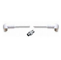 nuovaVideosuono 9/24 cavo coassiale 2 m Bianco