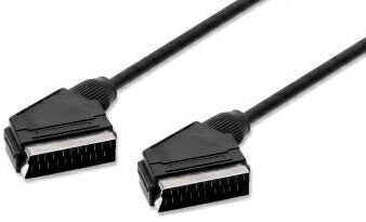 nuovaVideosuono Scart 1.5m M-M Cavo SCART 1,5 m SCART (21-pin) Nero