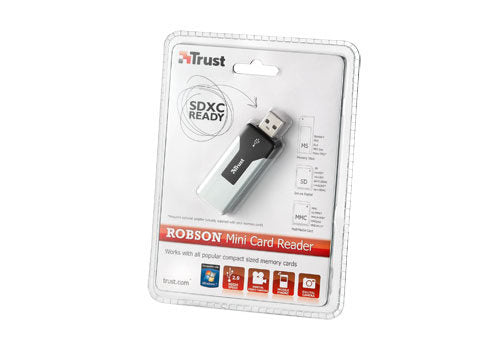 Trust 36-in-1 USB2 Mini Cardreader CR-1350p lettore di schede Bianco