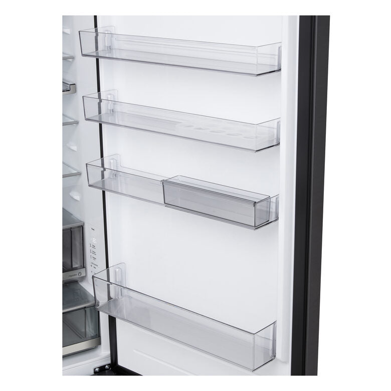 LG GBBW322CEV Frigorifero combinato 70cm, Classe C, 465L, Wi-Fi, Door Cooling, Fresh Converter & Balancer, Black Steel