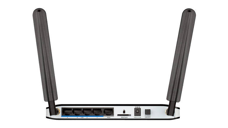 D-Link DWR-921/E router wireless Fast Ethernet Banda singola (2.4 GHz) 4G Nero, Bianco