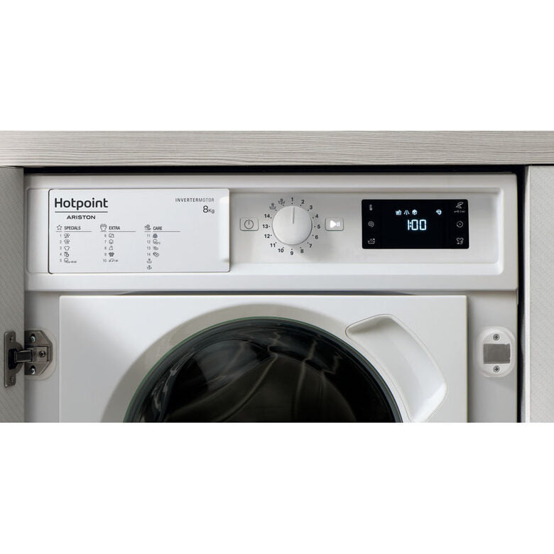 Hotpoint BI WMHG 81284 EU lavatrice Caricamento frontale 8 kg 1200 Giri/min Bianco