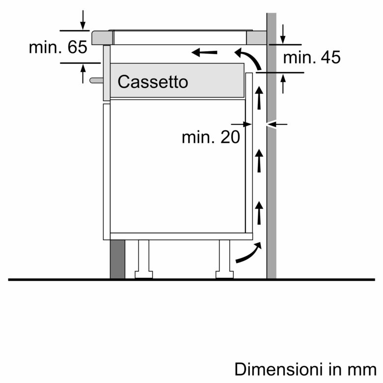 Bosch Serie 6 PUE612BB1E Serie 4 Piano cottura a induzione 60 cm 4 zone standard Bianco