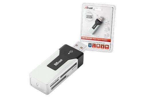 Trust 36-in-1 USB2 Mini Cardreader CR-1350p lettore di schede Bianco