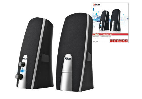 Trust MiLa 2.0 Speaker Set Nero, Argento Cablato 5 W