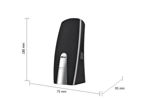 Trust MiLa 2.0 Speaker Set Nero, Argento Cablato 5 W