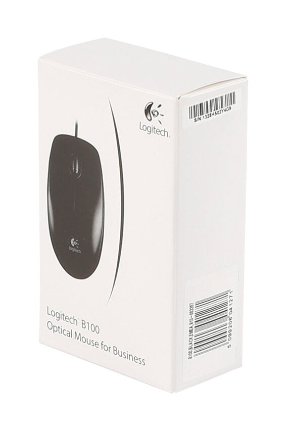 Logitech B100 mouse Ambidestro USB tipo A Ottico 800 DPI