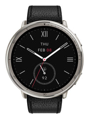 Amazfit Active 2 Round Premium secondo cinturino rosso in silicone Vetro zaffiro con display AMOLED Pagamento contactless Durata della batteria fino a 10 giorni 5 sistemi satellitari & mappe