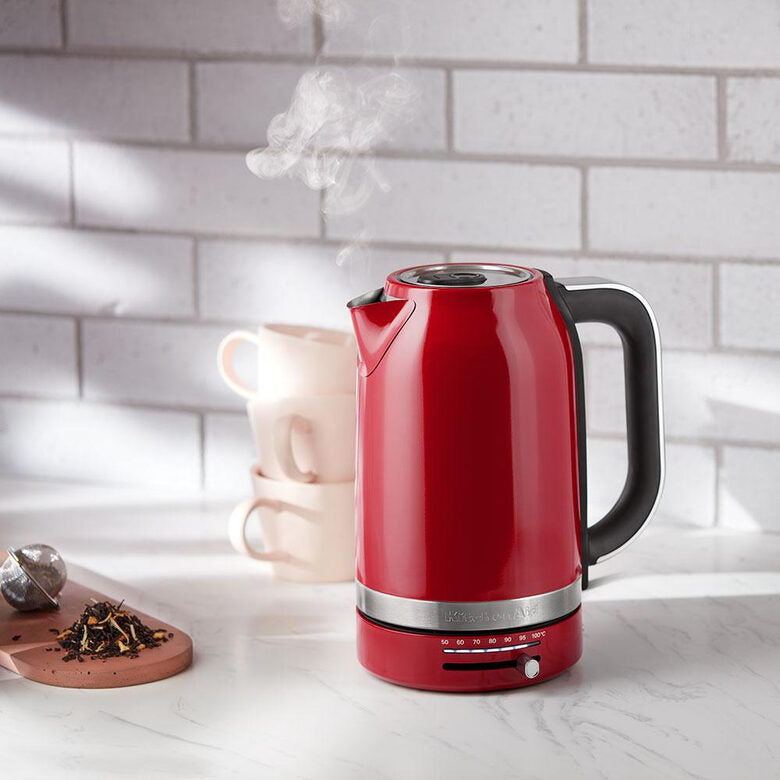 KitchenAid 5KEK1701EER bollitore elettrico 1,7 L 2400 W Nero, Rosso, Acciaio inox