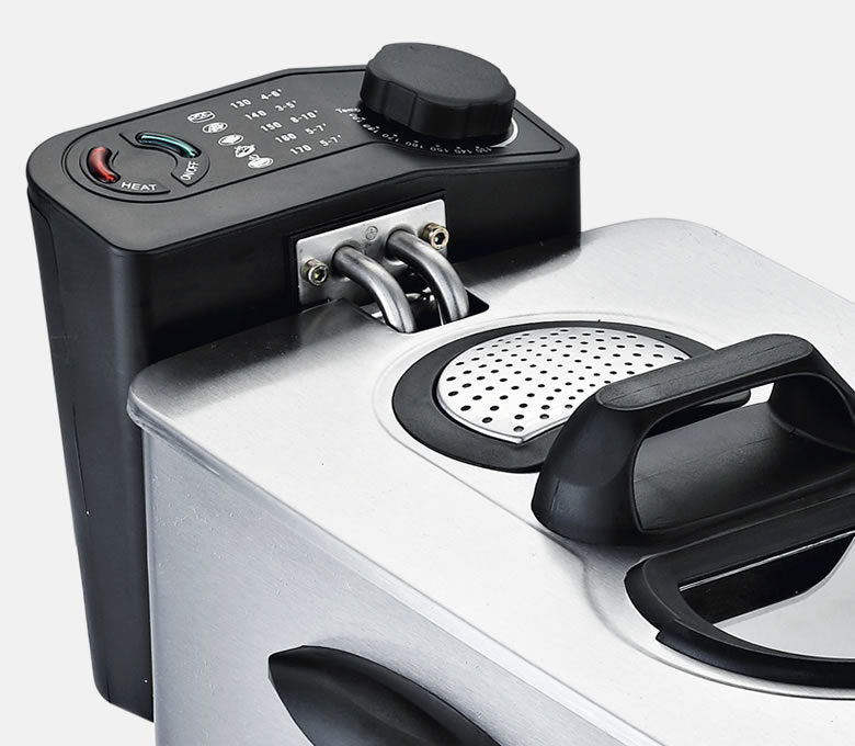 RGV FR TYPE4L friggitrice Singolo 4 L Indipendente 2500 W Nero, Acciaio inossidabile