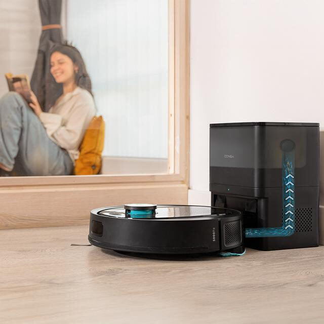 Cecotec  Conga 7690 Immortal Max Home Robot aspirapolvere Senza sacco Wi-Fi 5000Pa 3200mAh Nero