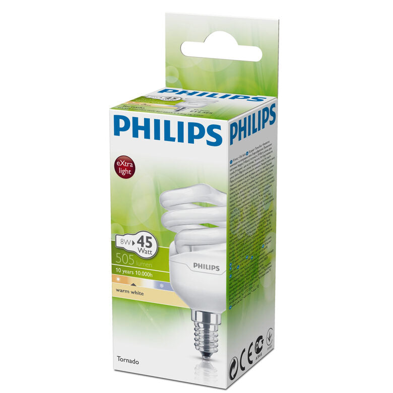Philips Tornado Lampadina a risparmio energetico a spirale 8718291117162