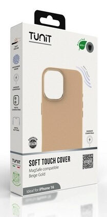 TUNIT TTIP16MSBG custodia per cellulare 15,5 cm (6.1") Cover Oro