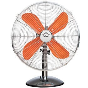 DCG Eltronic VE1616 OR ventilatore Cromo, Arancione