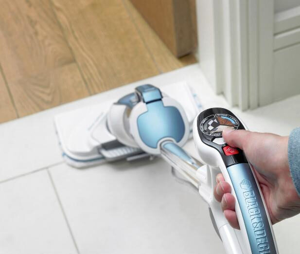 Black & Decker FSM1630 Pulitore a vapore Pulitore a vapore verticale 0,5 L 1600 W Blu