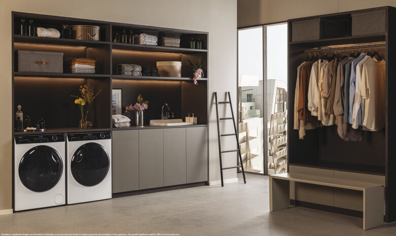 Haier HW90-B14959NEUIT I-pro Series 5 Lavatrice A Libera Installazione 9 Kg, 1400 Giri, Classe A, Bianco, Direct Motion, Refresh, Wi-fi