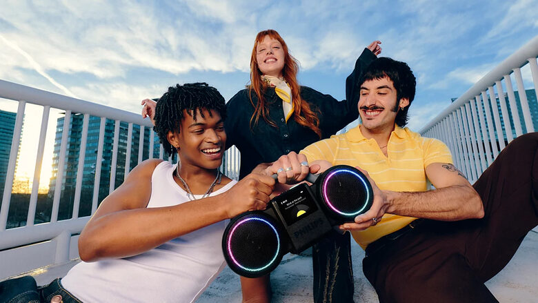 Philips The Roller Altoparlante portatile stereo Nero 60 W