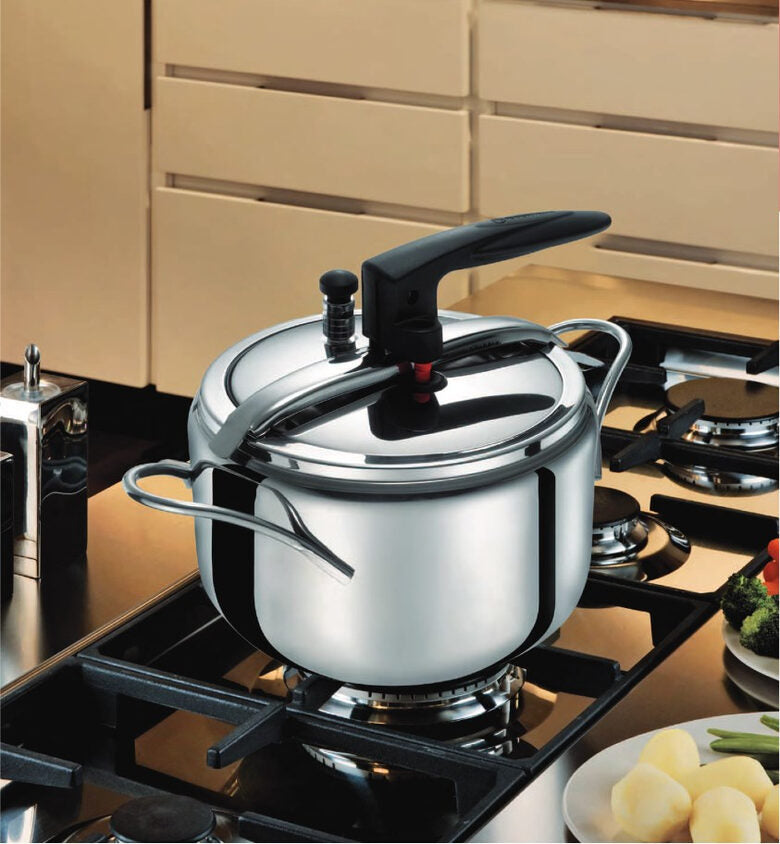 Bialetti Y0VRPPN225 pentola a pressione per piano cottura 5 L Acciaio inossidabile
