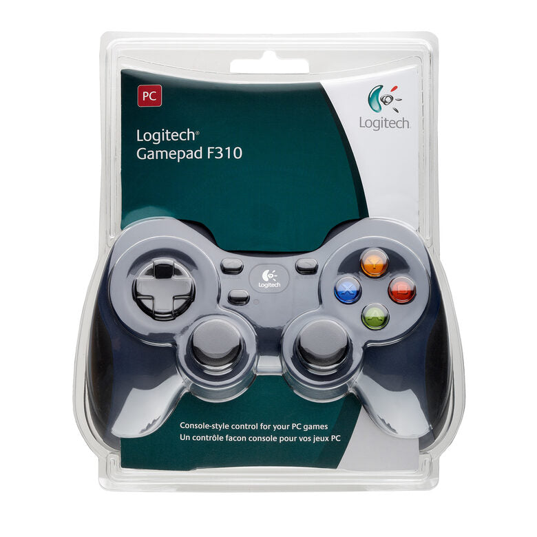 Logitech G Gamepad F310 Nero, Blu, Multicolore USB 1.1 Digitale PC