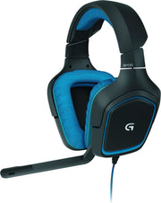 Logitech G G430 Auricolare Cablato A Padiglione Giocare Nero, Blu